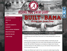 Tablet Screenshot of alabamaswimcamp.com